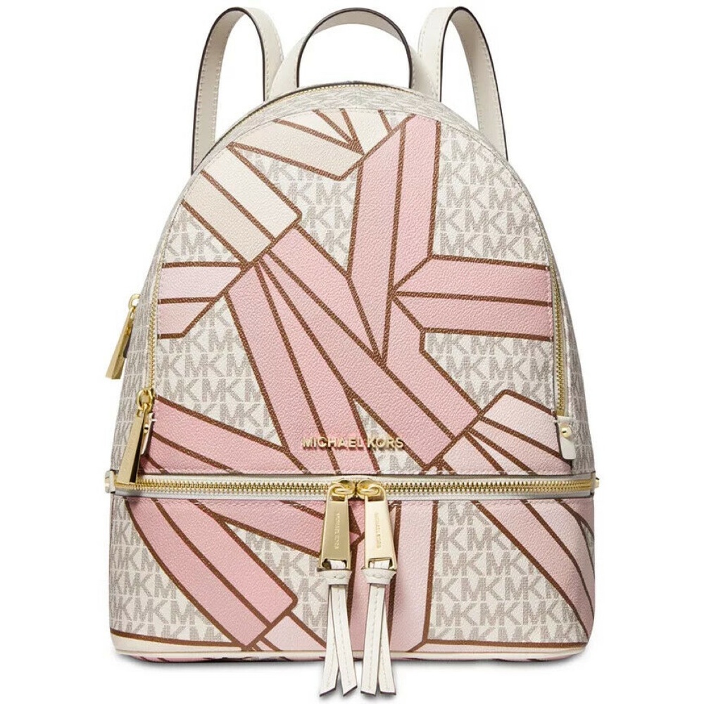 NWT Michael Kors Signature Rhea Medium Backpack Original Packaging